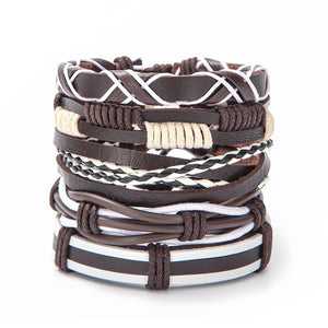 Spoilt for choice, you diva you - multi piece leather bracelets. See options...