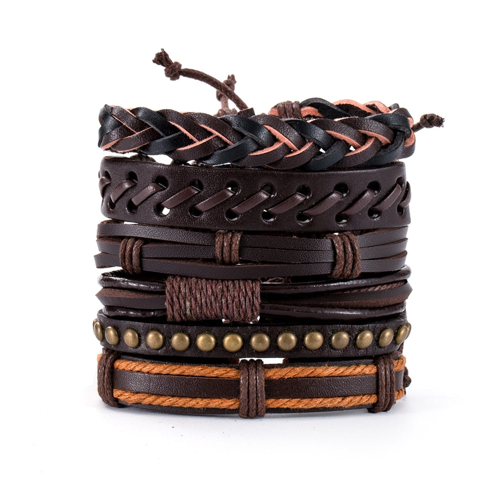 Spoilt for choice, you diva you - multi piece leather bracelets. See options...