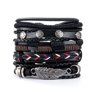 Spoilt for choice, you diva you - multi piece leather bracelets. See options...