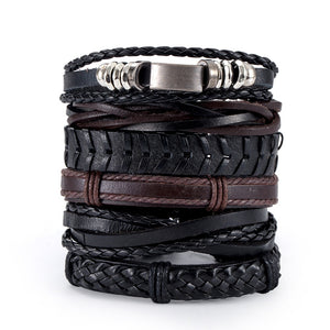 Spoilt for choice, you diva you - multi piece leather bracelets. See options...