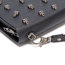 Grrrl's skull purse wallet. Don't mess.