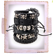 Spoilt for choice, you diva you - multi piece leather bracelets. See options...