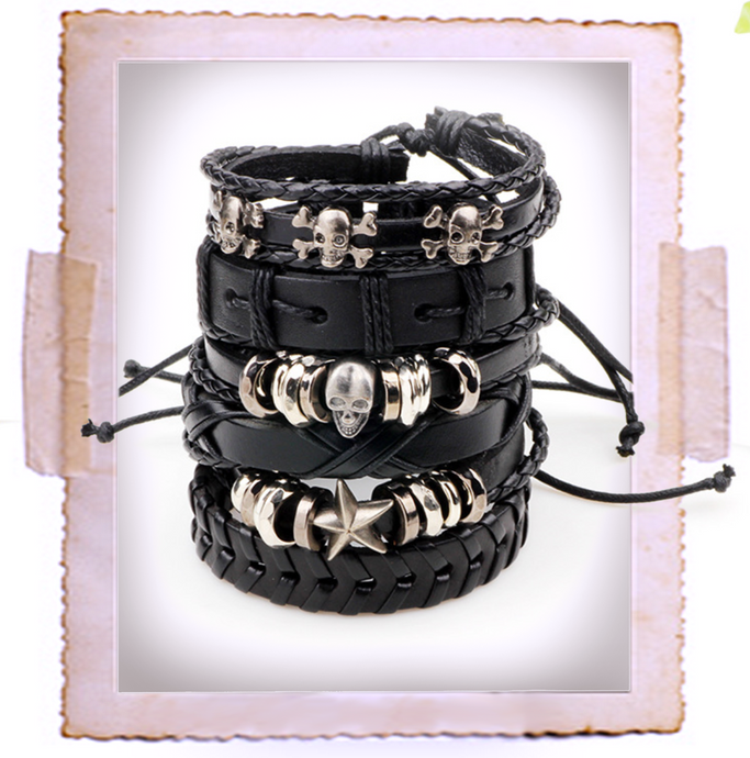 Spoilt for choice, you diva you - multi piece leather bracelets. See options...