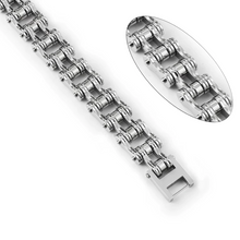 Get your motor running. Biker chain bracelet