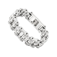 Get your motor running. Biker chain bracelet